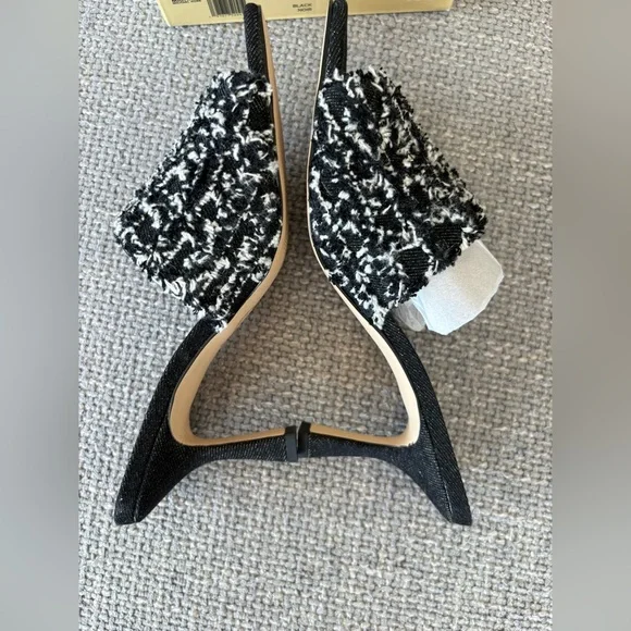 Michael Kors Tessa Frayed Denim Mule Sandals – Size 8.5 brand new - Picture 5 of 13